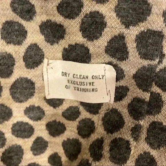 - Richard Kaplan Wool long animal print dress - Picture 4 of 12